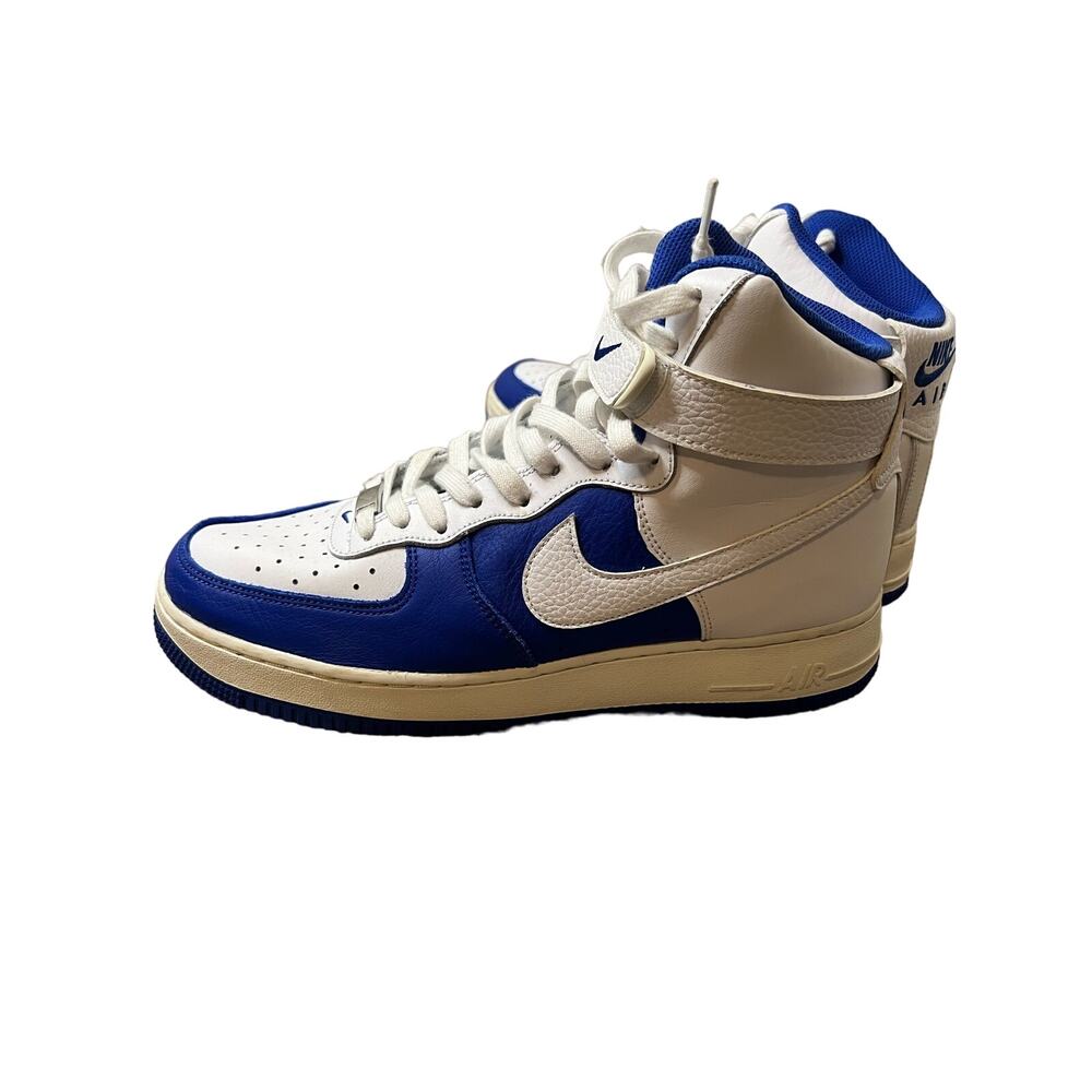 Nike Air Force 1 NBA 75th White Blue Sneakers Sz 11 L - Picture 5 of 14